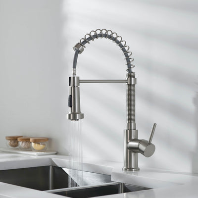 Genova Commercial Style Single Handle Pull Down Kitchen Sink Faucet - CKF-2003  - Shop at Home Craft Studio - 16