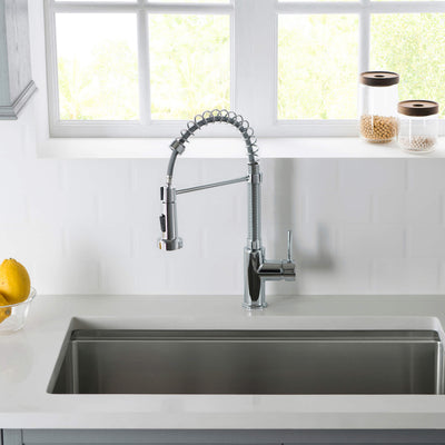 Genova Commercial Style Single Handle Pull Down Kitchen Sink Faucet - CKF-2003  - Shop at Home Craft Studio - 22