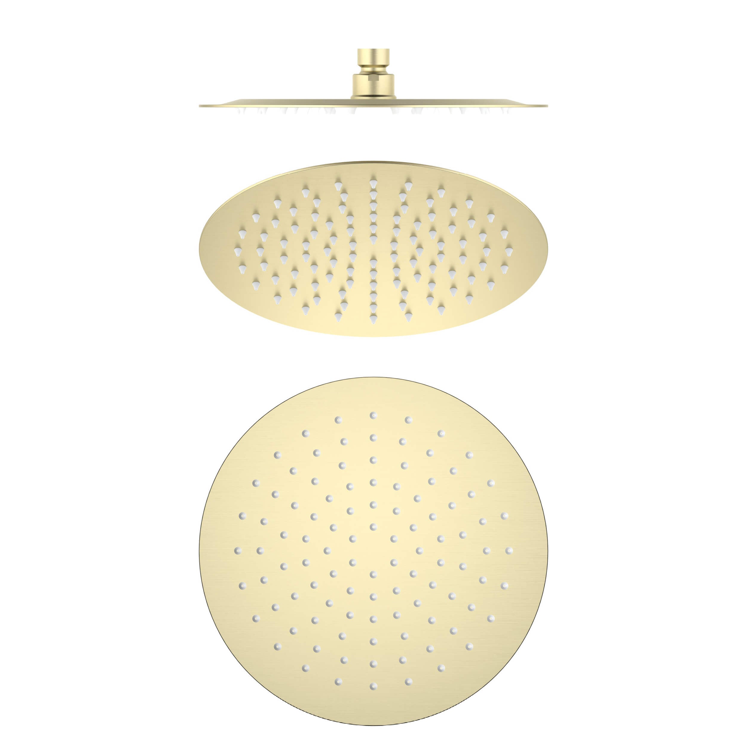 Halo 10" Metal Rain Shower Head 2mm Ultra Thin Profile  - RS100  - Shop at Home Craft Studio - 1