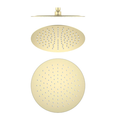 Halo 10" Metal Rain Shower Head 2mm Ultra Thin Profile  - RS100  - Shop at Home Craft Studio - 1