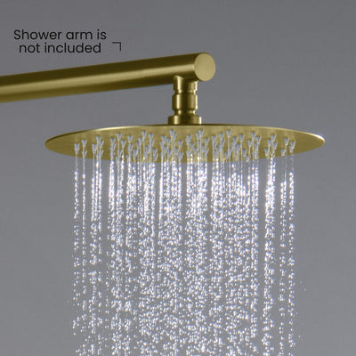 Halo 10" Metal Rain Shower Head 2mm Ultra Thin Profile  - RS100  - Shop at Home Craft Studio - 3