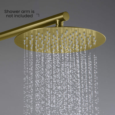 Halo 10" Metal Rain Shower Head 2mm Ultra Thin Profile  - RS100  - Shop at Home Craft Studio - 4