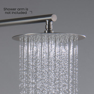 Halo 10" Metal Rain Shower Head 2mm Ultra Thin Profile  - RS100  - Shop at Home Craft Studio - 15