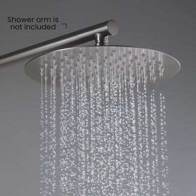 Halo 10" Metal Rain Shower Head 2mm Ultra Thin Profile  - RS100  - Shop at Home Craft Studio - 16