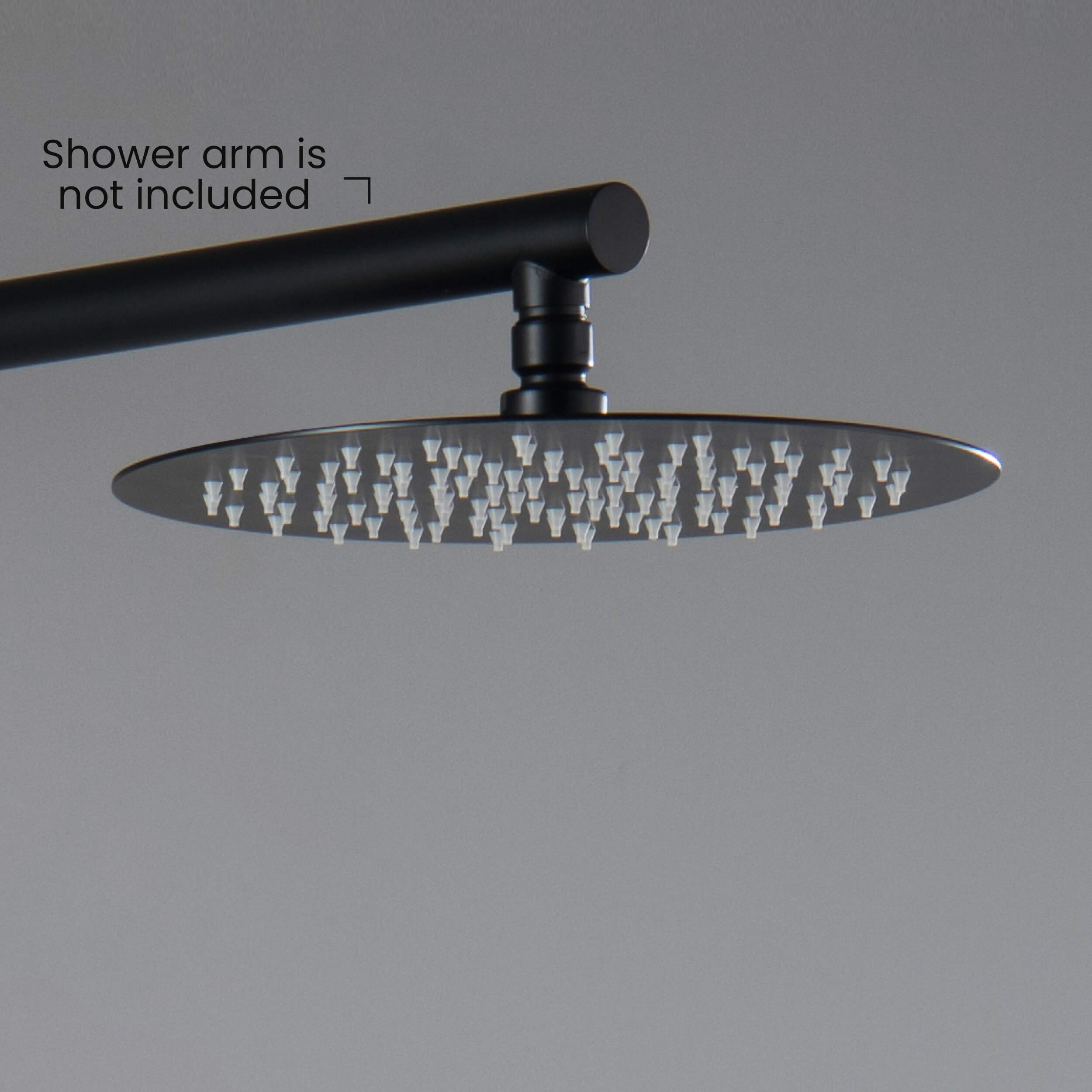 Halo 10" Metal Rain Shower Head 2mm Ultra Thin Profile  - RS100  - Shop at Home Craft Studio - 20