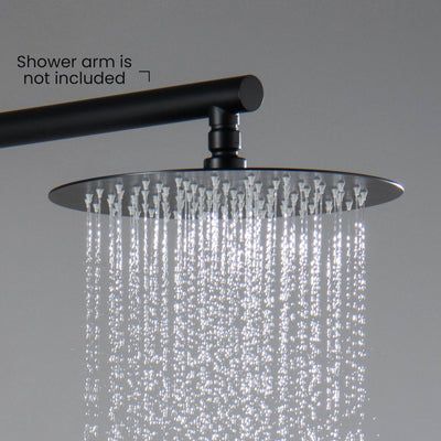 Halo 10" Metal Rain Shower Head 2mm Ultra Thin Profile  - RS100  - Shop at Home Craft Studio - 21