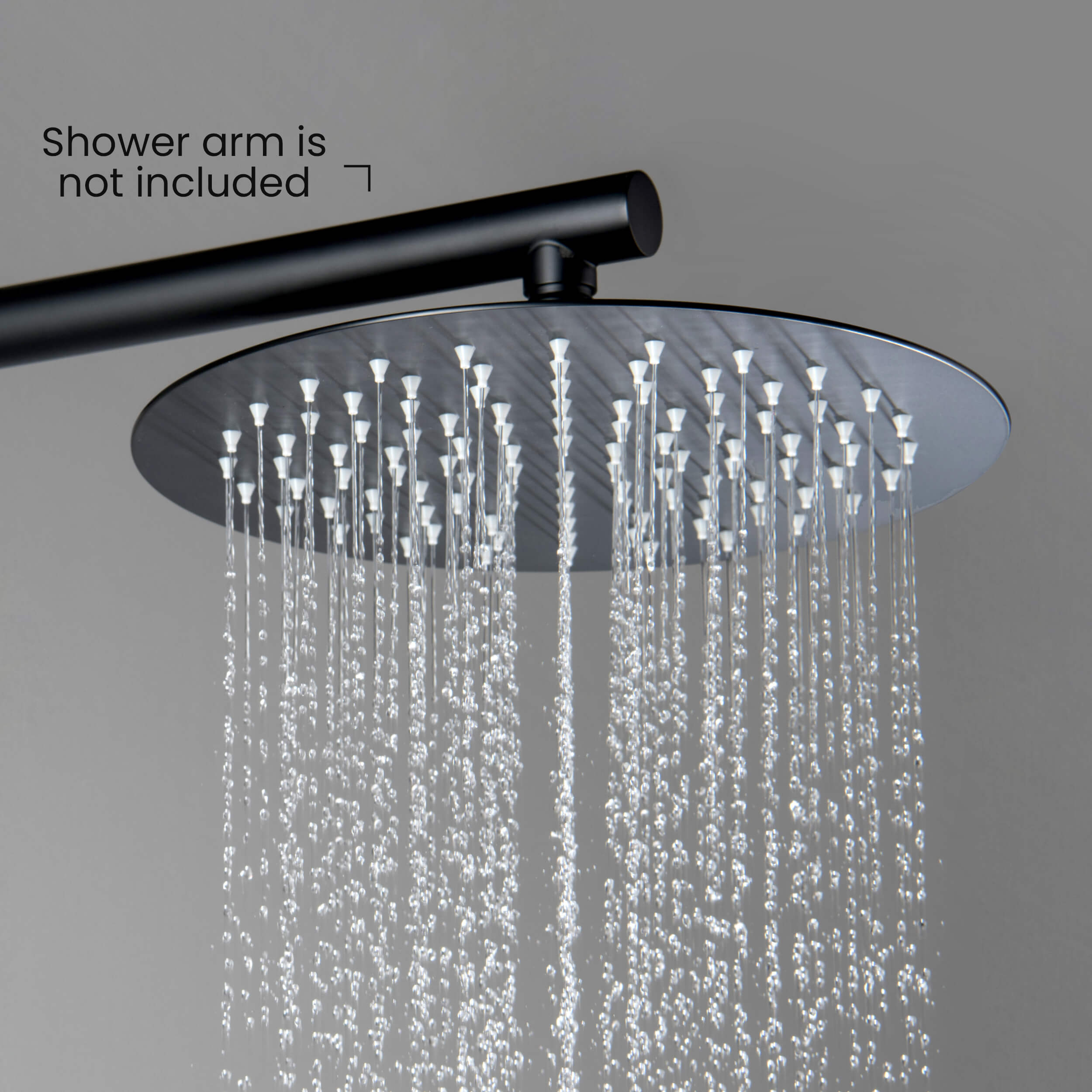 Halo 10" Metal Rain Shower Head 2mm Ultra Thin Profile  - RS100  - Shop at Home Craft Studio - 22