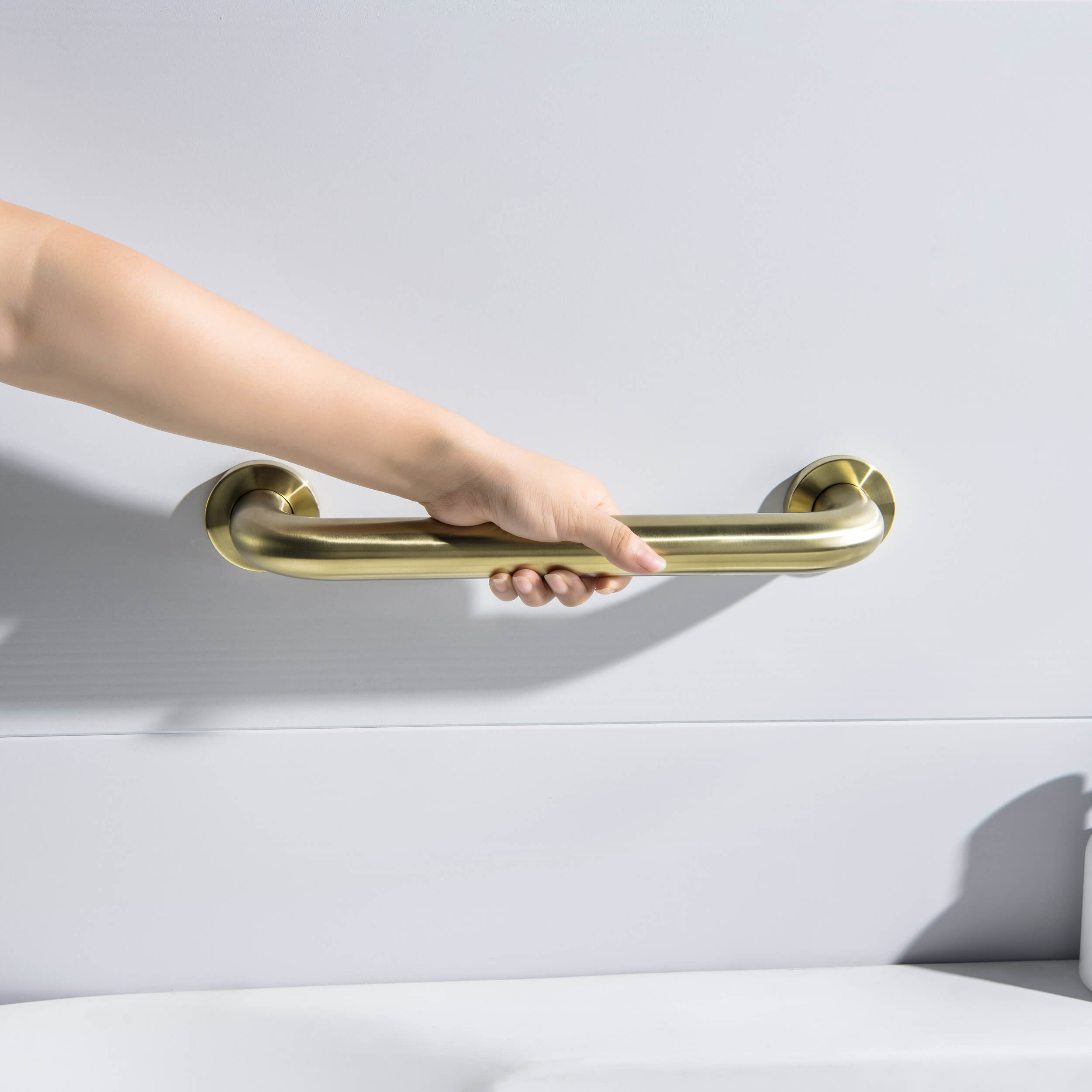 Halo 12" Stainless Steel Bathroom Safety Grab Bar - CGB-1012  - Shop at Home Craft Studio - 3