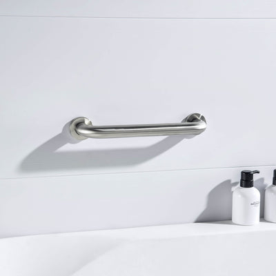 Halo 12" Stainless Steel Bathroom Safety Grab Bar - CGB-1012  - Shop at Home Craft Studio - 6