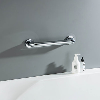 Halo 12" Stainless Steel Bathroom Safety Grab Bar - CGB-1012  - Shop at Home Craft Studio - 10