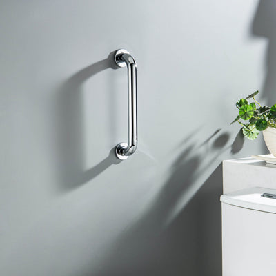 Halo 12" Stainless Steel Bathroom Safety Grab Bar - CGB-1012  - Shop at Home Craft Studio - 12