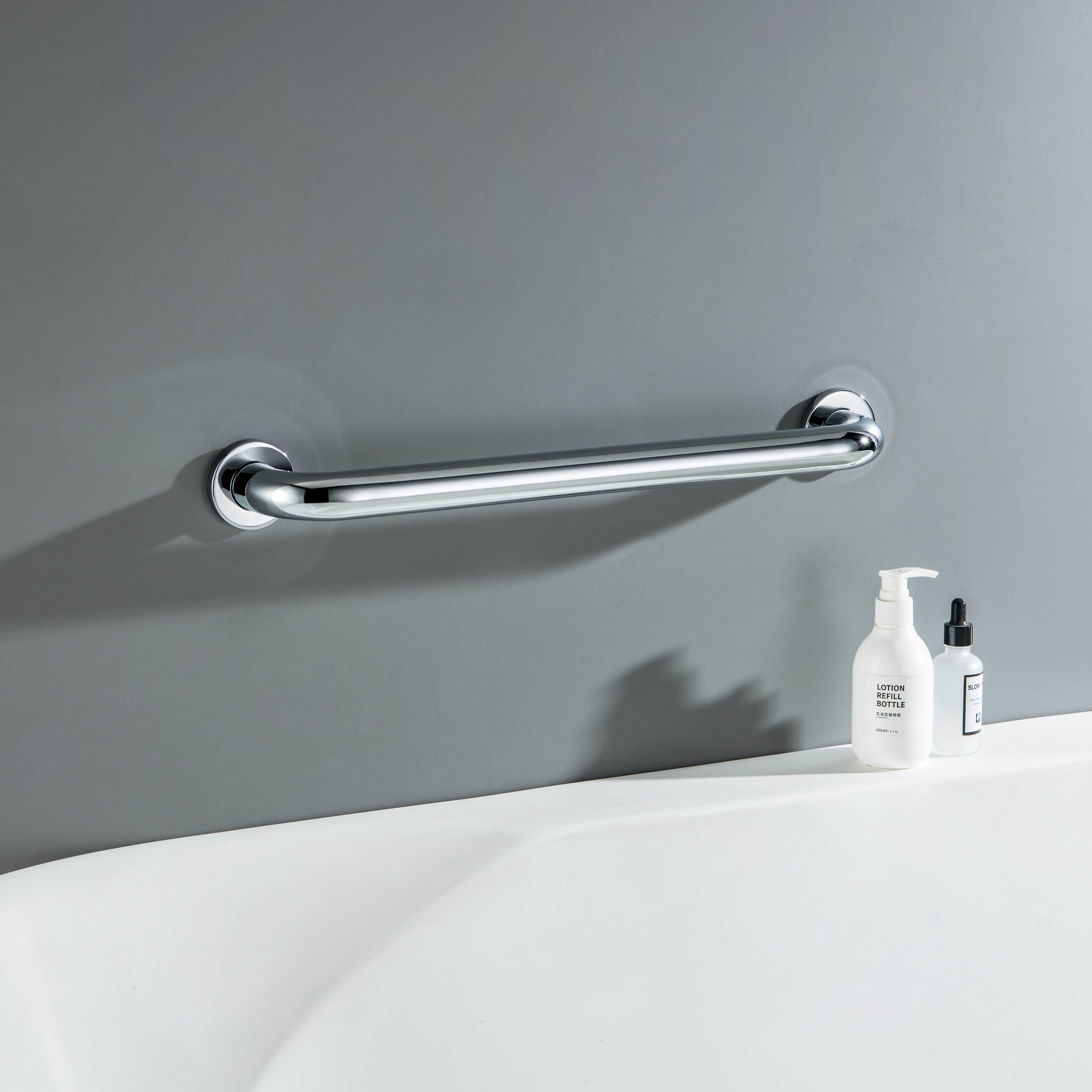 Halo 18" Stainless Steel Bathroom Safety Grab Bar - CGB-1018  - Shop at Home Craft Studio - 14