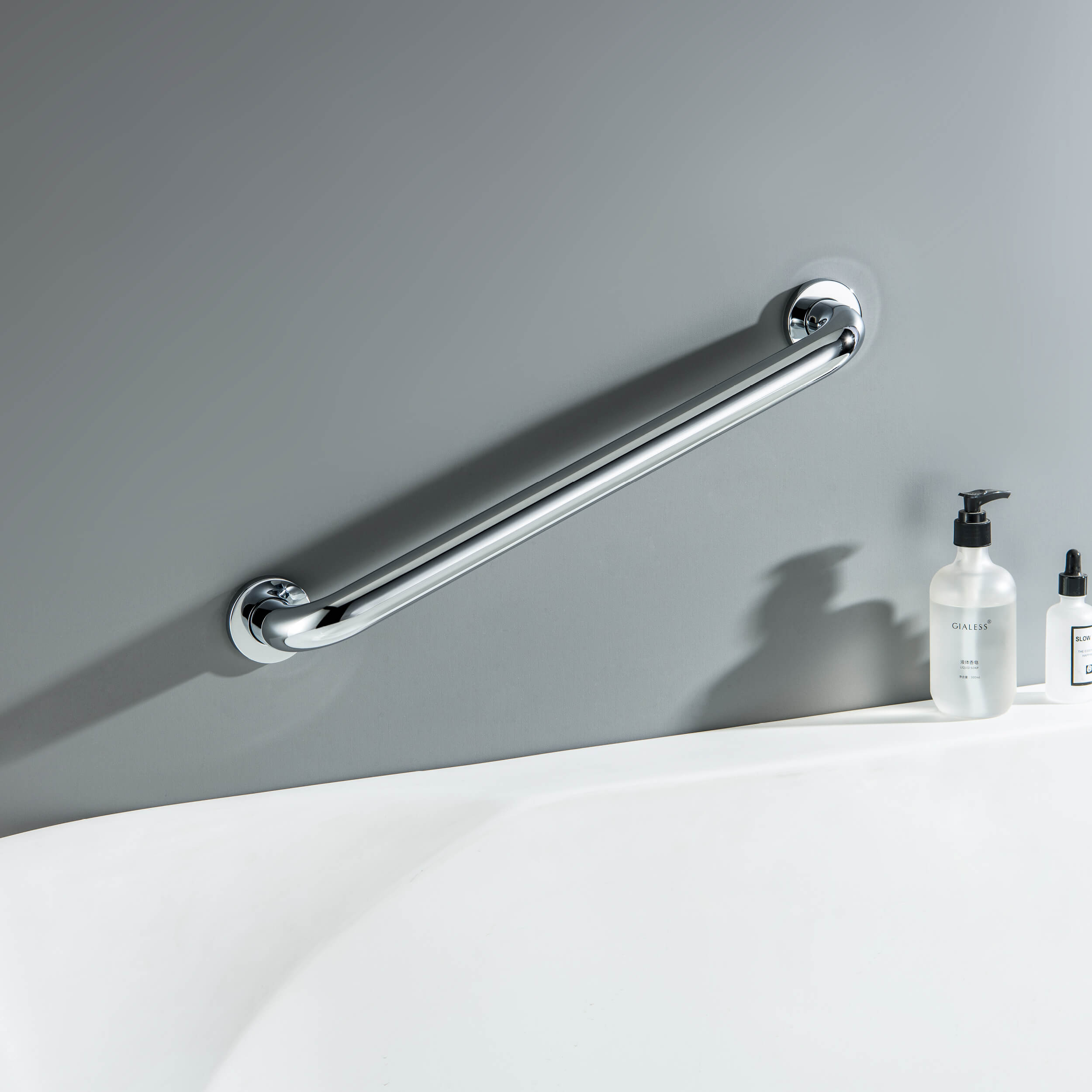 Halo 18" Stainless Steel Bathroom Safety Grab Bar - CGB-1018  - Shop at Home Craft Studio - 16
