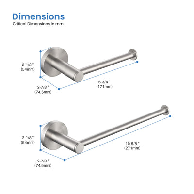 Halo 2-Piece Bathroom Hardware Set - C-CBA14-2-1  - Shop at Home Craft Studio - 19