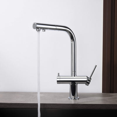 Halo 2-in-1 Pull Out Kitchen Filtration Faucet - CFF-502  - Shop at Home Craft Studio - 17
