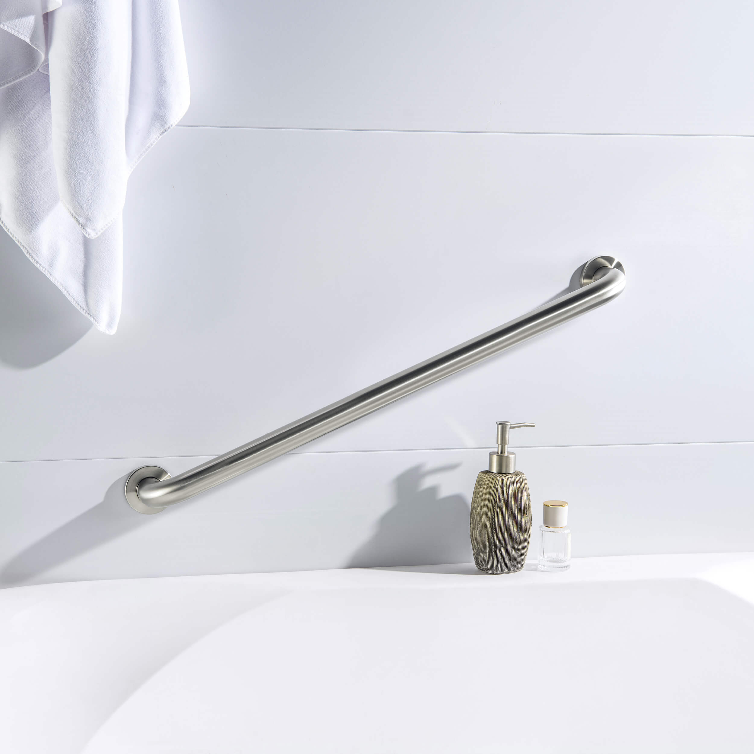 Halo 24" Stainless Steel Bathroom Safety Grab Bar - CGB-1024  - Shop at Home Craft Studio - 8