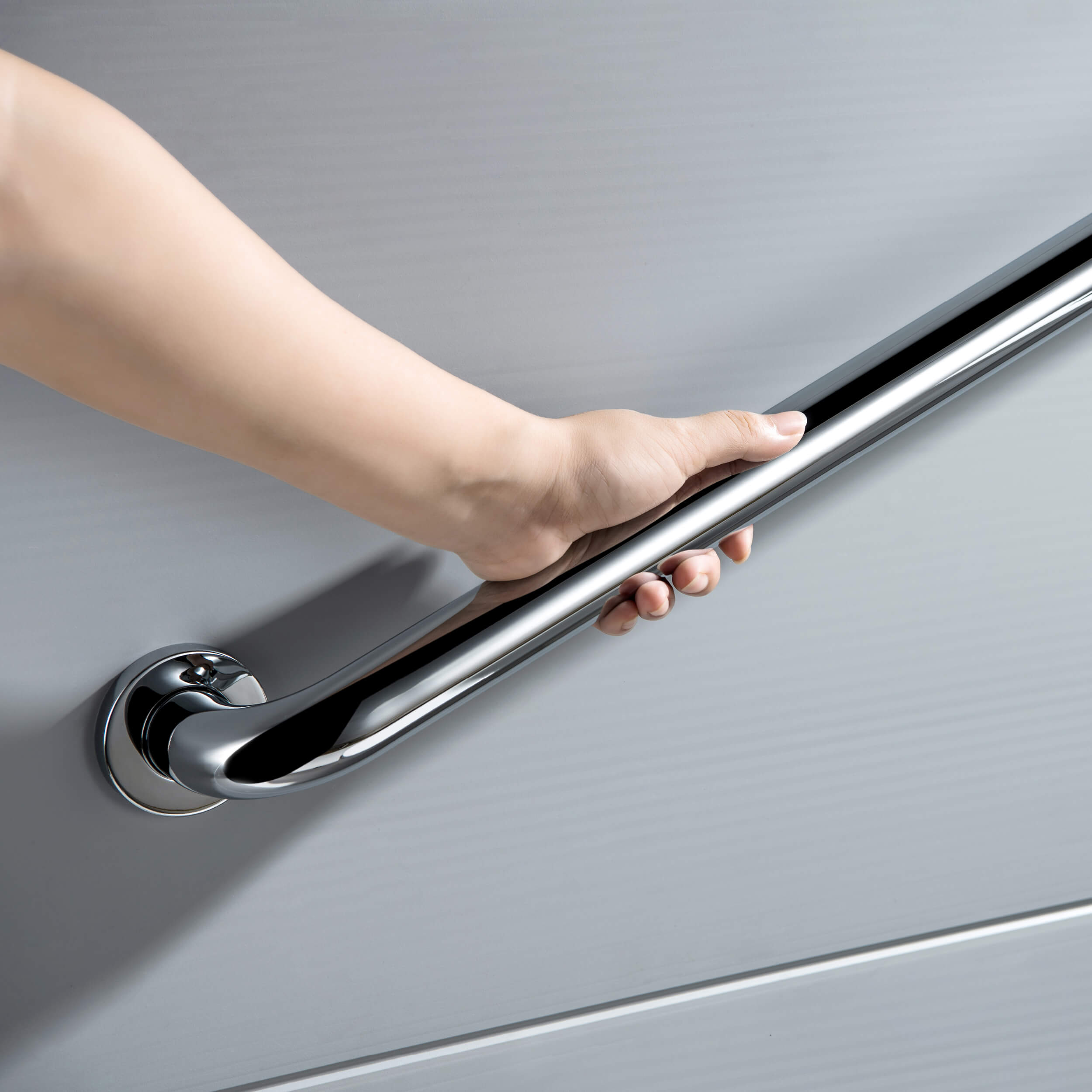 Halo 24" Stainless Steel Bathroom Safety Grab Bar - CGB-1024  - Shop at Home Craft Studio - 17