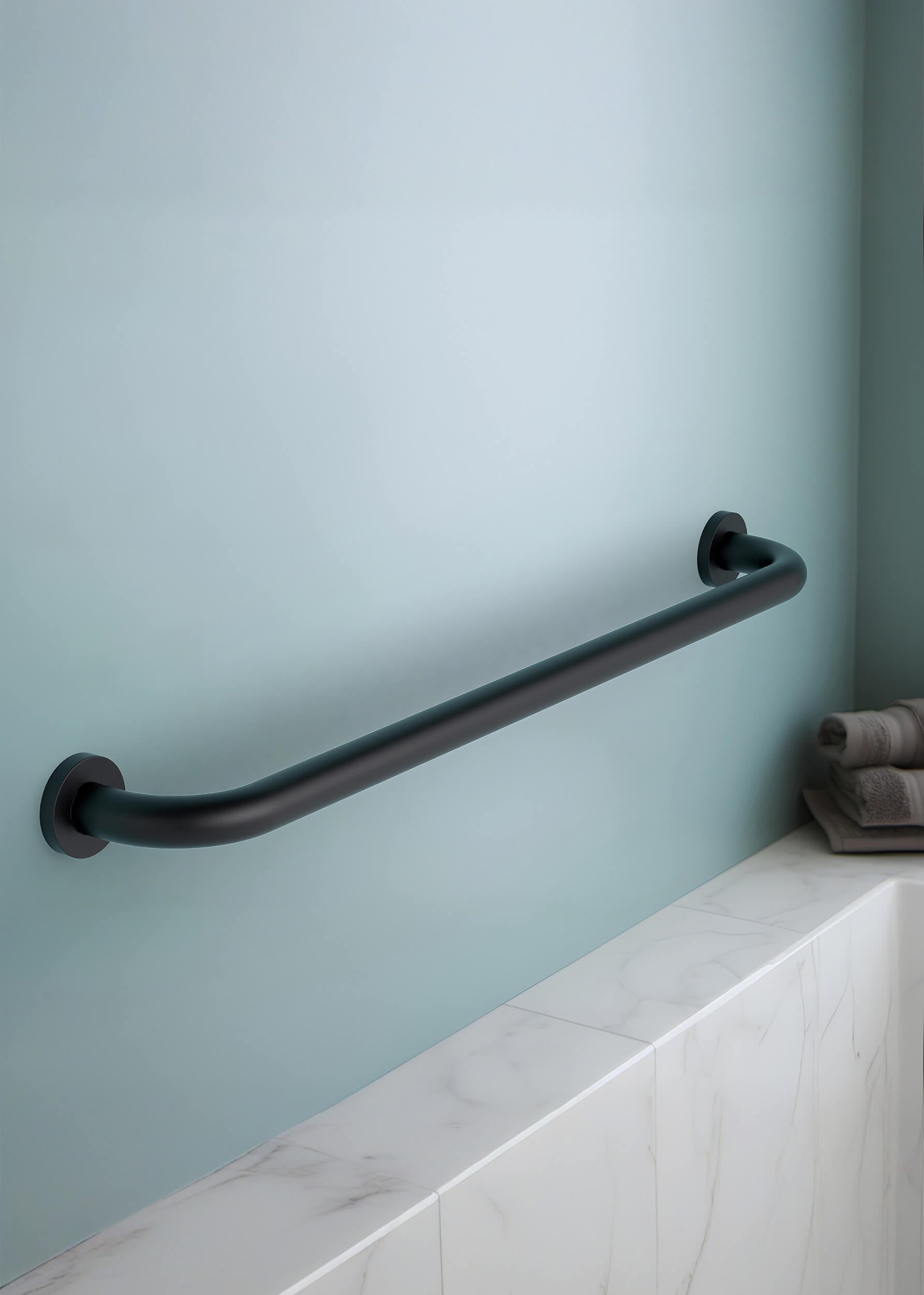 Halo 24" Stainless Steel Bathroom Safety Grab Bar - CGB-1024  - Shop at Home Craft Studio - 21