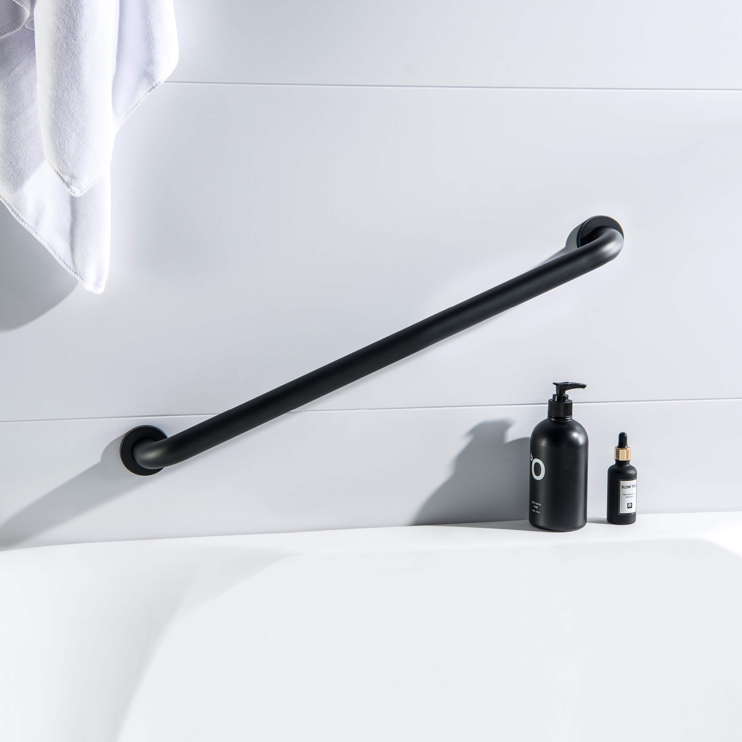 Halo 24" Stainless Steel Bathroom Safety Grab Bar - CGB-1024  - Shop at Home Craft Studio - 23