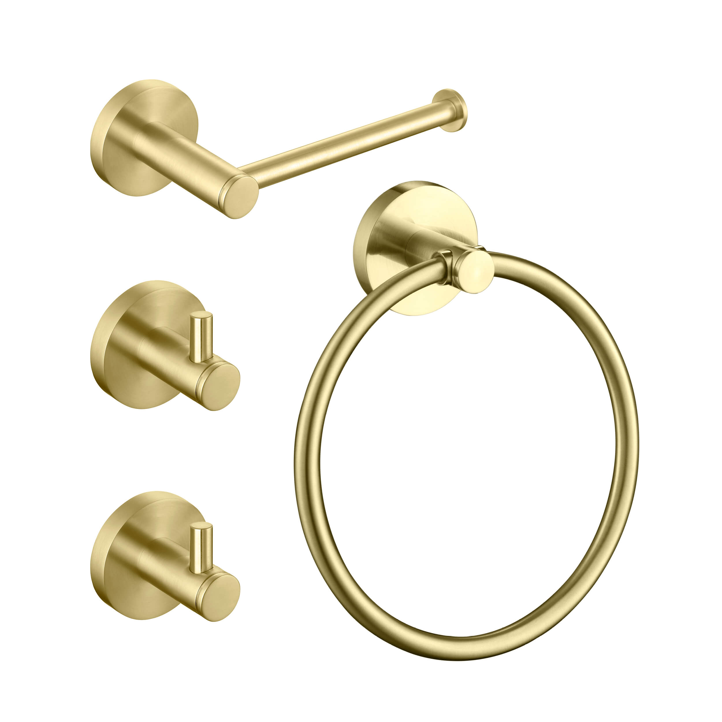 Halo 4-Piece Bathroom Hardware Set - C-CBA14-4-1  - Shop at Home Craft Studio - 1