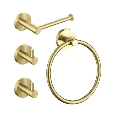 Halo 4-Piece Bathroom Hardware Set - C-CBA14-4-1  - Shop at Home Craft Studio - 1