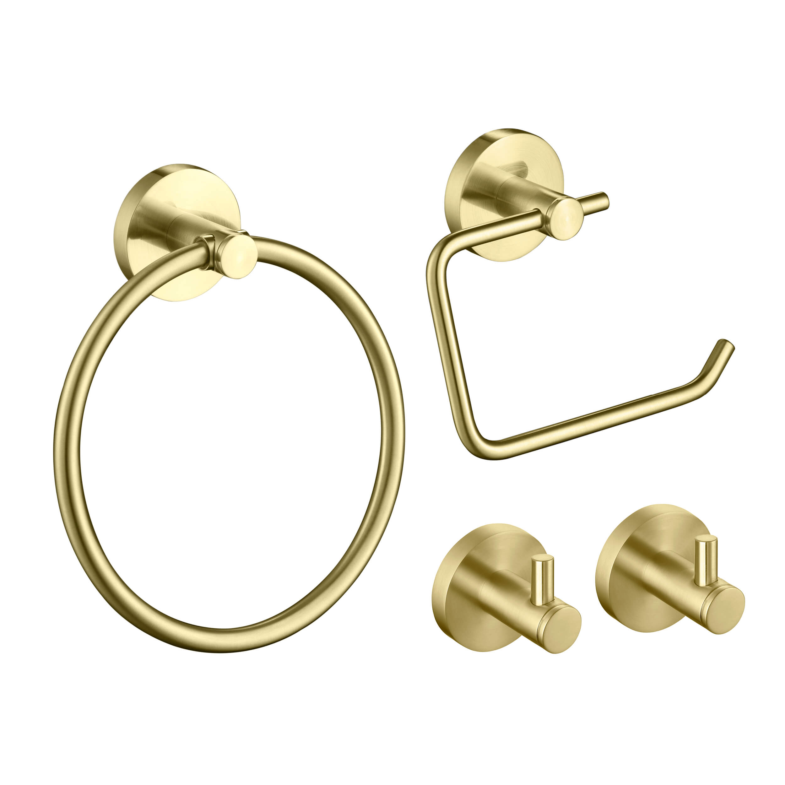 Halo 4-Piece Bathroom Hardware Set - C-CBA14-4-2  - Shop at Home Craft Studio - 1
