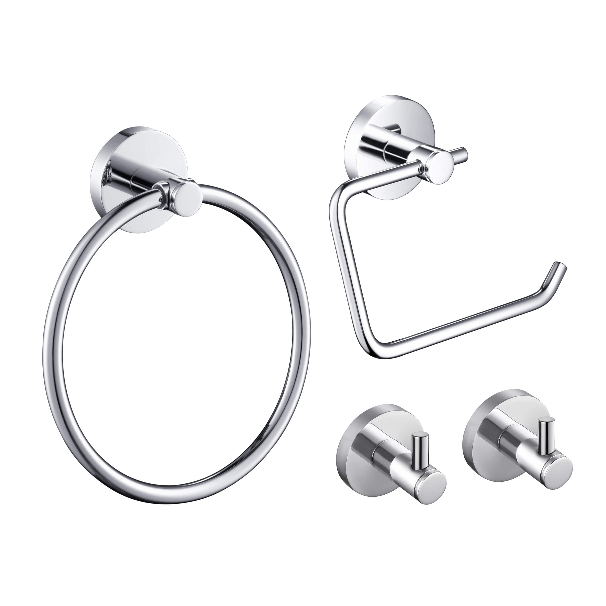 Halo 4-Piece Bathroom Hardware Set - C-CBA14-4-2  - Shop at Home Craft Studio - 21