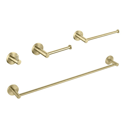 Halo 4-Piece Bathroom Hardware Set - C-CBA14-4  - Shop at Home Craft Studio - 1