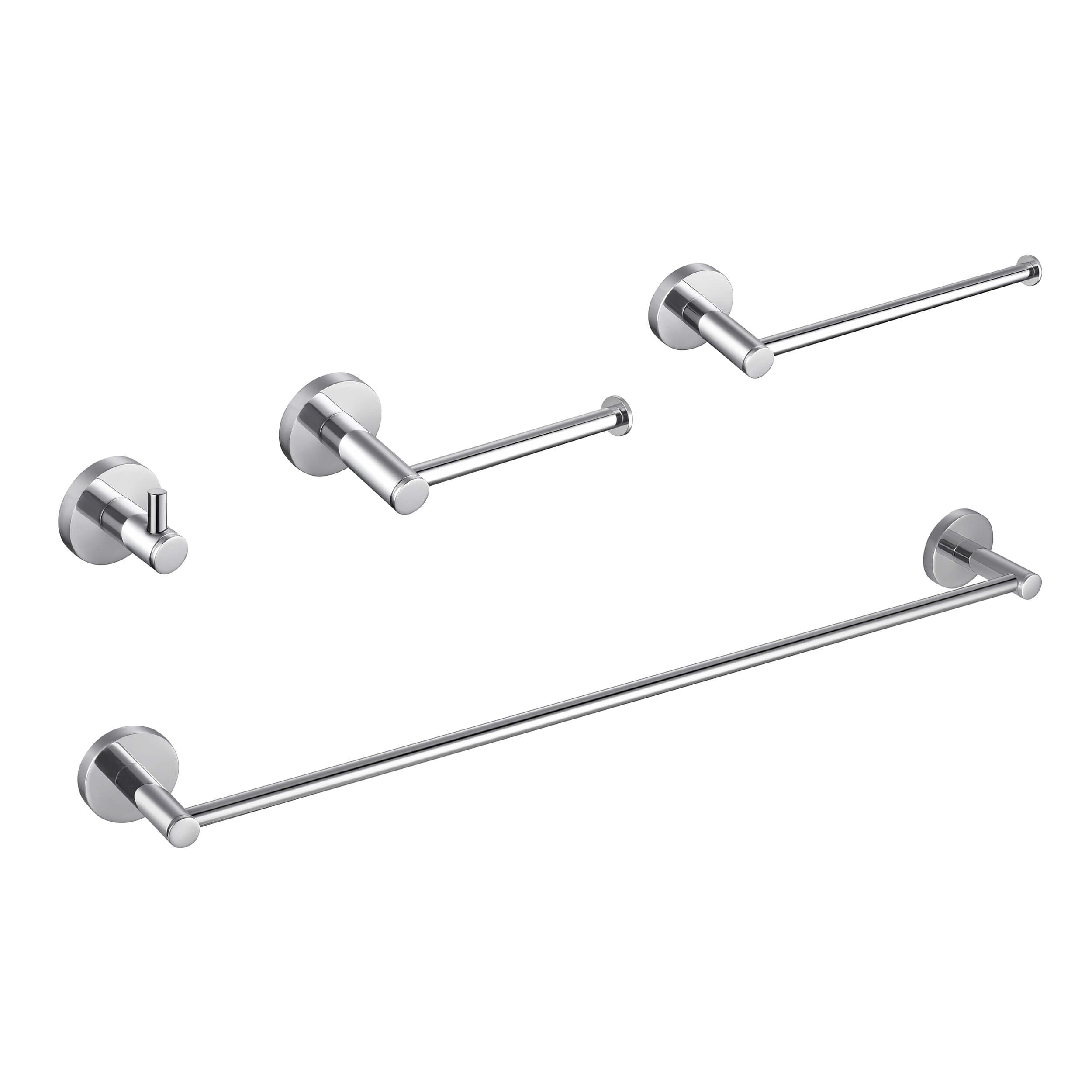 Halo 4-Piece Bathroom Hardware Set - C-CBA14-4  - Shop at Home Craft Studio - 13