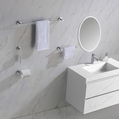 Halo 4-Piece Bathroom Hardware Set - C-CBA14-4  - Shop at Home Craft Studio - 14