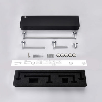 Halo 4-Piece Bathroom Hardware Set - C-CBA14-4  - Shop at Home Craft Studio - 18