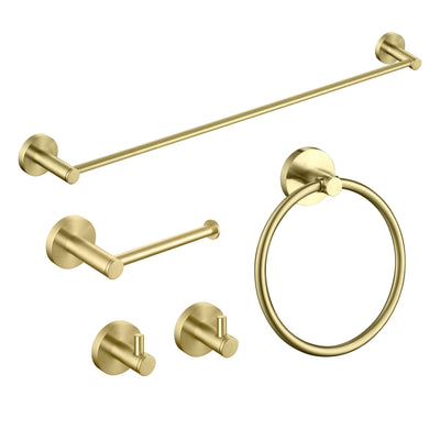 Halo 5-Piece Bathroom Hardware Set - C-CBA14-5-1  - Shop at Home Craft Studio - 1