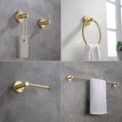 Halo 5-Piece Bathroom Hardware Set - C-CBA14-5-1  - Shop at Home Craft Studio - 2