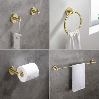 Halo 5-Piece Bathroom Hardware Set - C-CBA14-5-1  - Shop at Home Craft Studio - 3