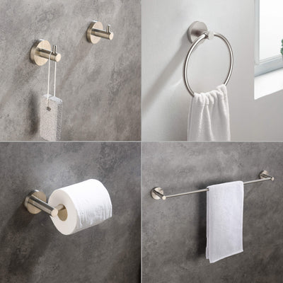 Halo 5-Piece Bathroom Hardware Set - C-CBA14-5-1  - Shop at Home Craft Studio - 30