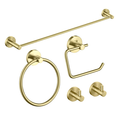Halo 5-Piece Bathroom Hardware Set - C-CBA14-5-2  - Shop at Home Craft Studio - 1