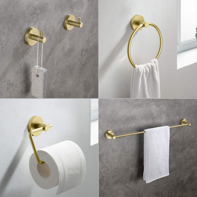 Halo 5-Piece Bathroom Hardware Set - C-CBA14-5-2  - Shop at Home Craft Studio - 3