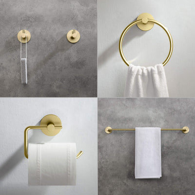 Halo 5-Piece Bathroom Hardware Set - C-CBA14-5-2  - Shop at Home Craft Studio - 4