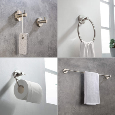 Halo 5-Piece Bathroom Hardware Set - C-CBA14-5-2  - Shop at Home Craft Studio - 13