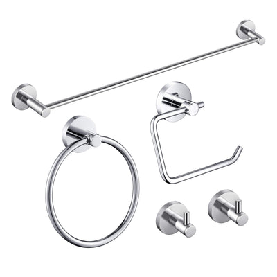Halo 5-Piece Bathroom Hardware Set - C-CBA14-5-2  - Shop at Home Craft Studio - 22