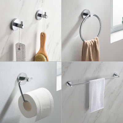 Halo 5-Piece Bathroom Hardware Set - C-CBA14-5-2  - Shop at Home Craft Studio - 24