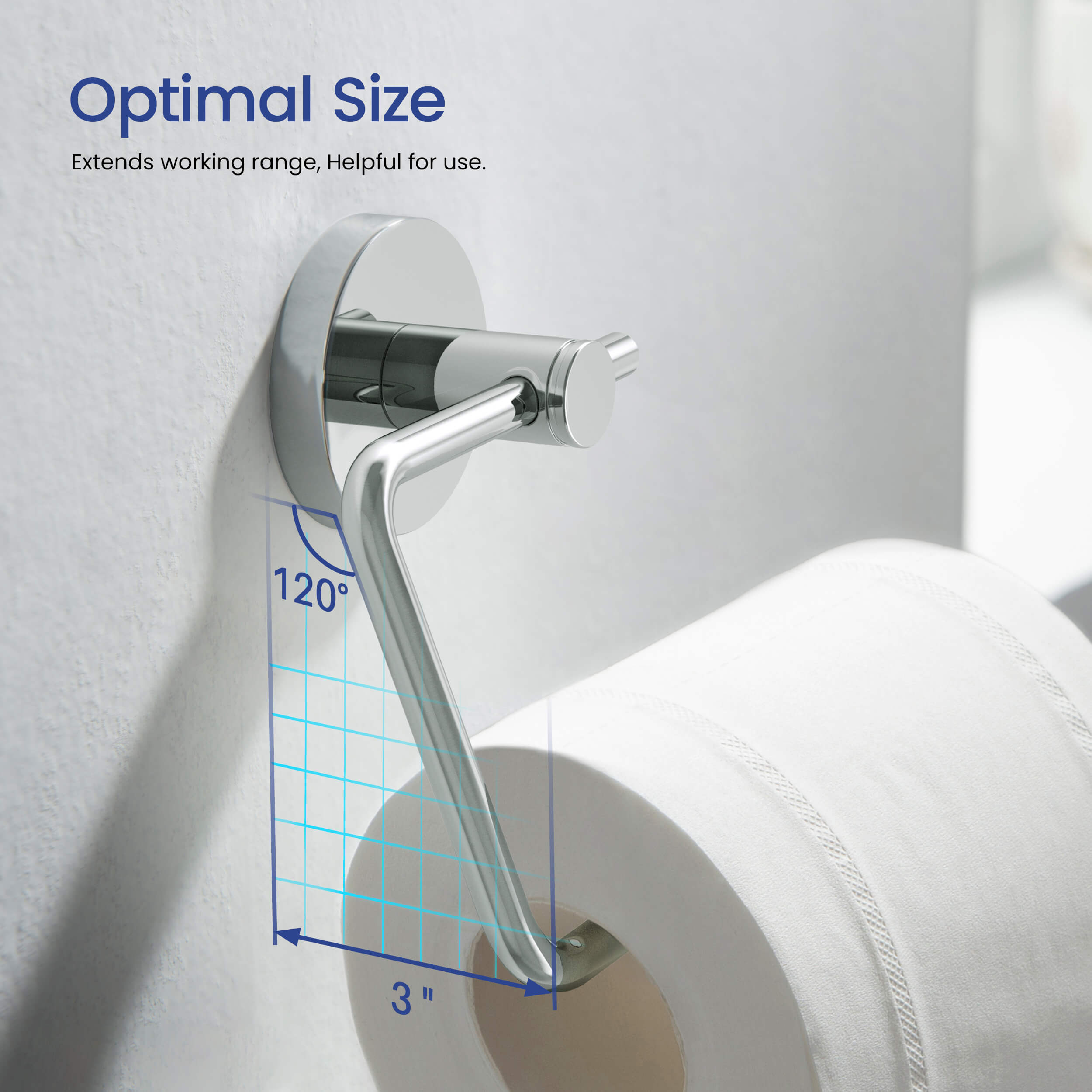Halo 5-Piece Bathroom Hardware Set - C-CBA14-5-2  - Shop at Home Craft Studio - 28