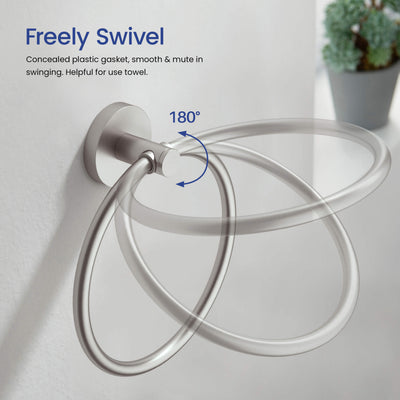 Halo 5-Piece Bathroom Hardware Set - C-CBA14-5-3  - Shop at Home Craft Studio - 18