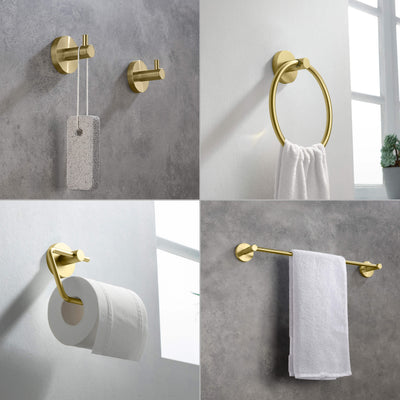 Halo 5-Piece Bathroom Hardware Set - C-CBA14-5-4  - Shop at Home Craft Studio - 2