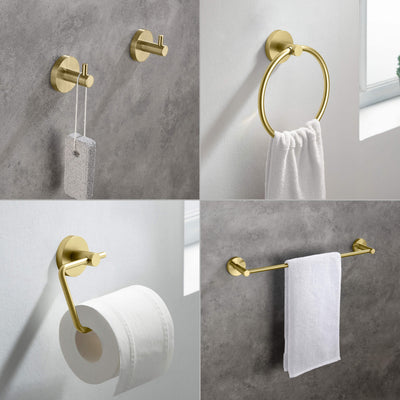 Halo 5-Piece Bathroom Hardware Set - C-CBA14-5-4  - Shop at Home Craft Studio - 3