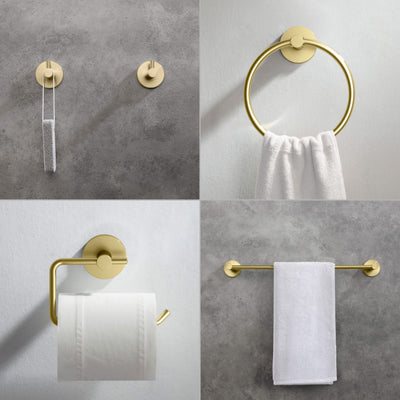 Halo 5-Piece Bathroom Hardware Set - C-CBA14-5-4  - Shop at Home Craft Studio - 4