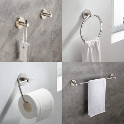 Halo 5-Piece Bathroom Hardware Set - C-CBA14-5-4  - Shop at Home Craft Studio - 12