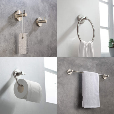Halo 5-Piece Bathroom Hardware Set - C-CBA14-5-4  - Shop at Home Craft Studio - 14