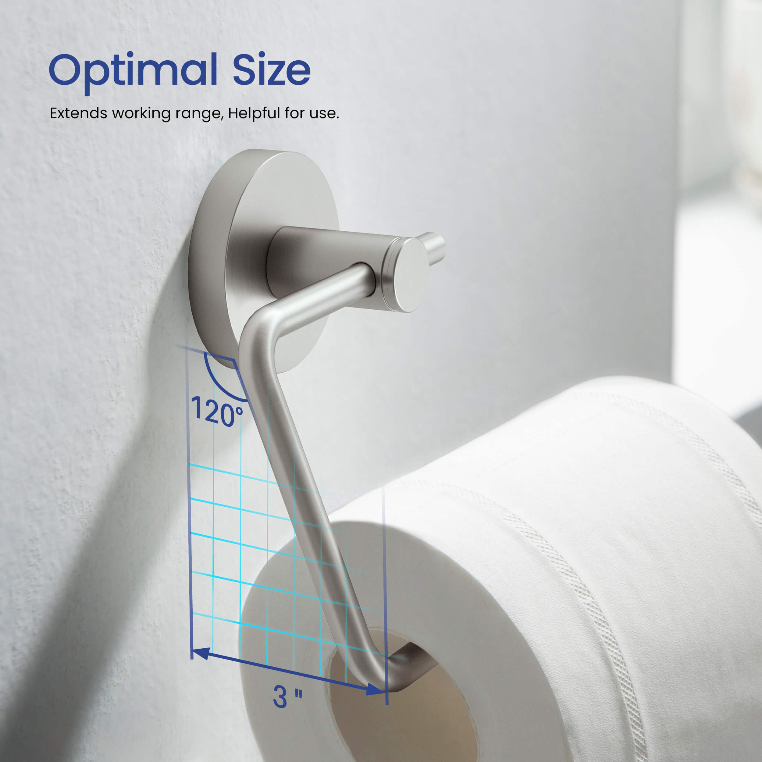 Halo 5-Piece Bathroom Hardware Set - C-CBA14-5-4  - Shop at Home Craft Studio - 16