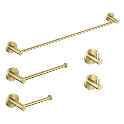Halo 5-Piece Bathroom Hardware Set - C-CBA14-5  - Shop at Home Craft Studio - 1